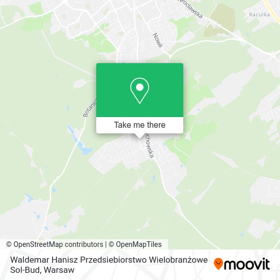 Waldemar Hanisz Przedsiebiorstwo Wielobranżowe Sol-Bud map