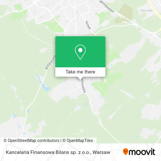 Карта Kancelaria Finansowa Bilans sp. z o.o.