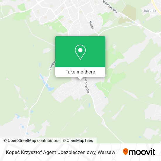 Kopeć Krzysztof Agent Ubezpieczeniowy map