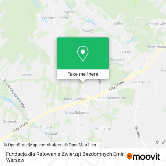 Fundacja dla Ratowania Zwierząt Bezdomnych Emir map