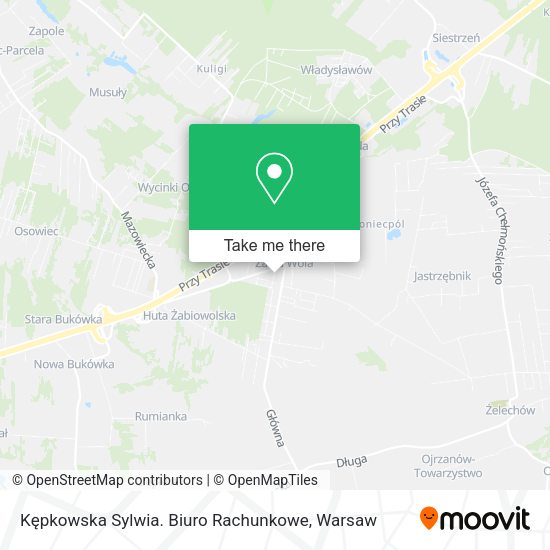 Kępkowska Sylwia. Biuro Rachunkowe map