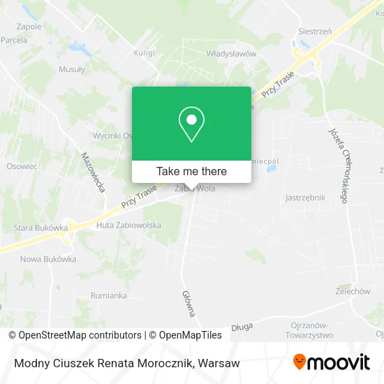 Карта Modny Ciuszek Renata Morocznik