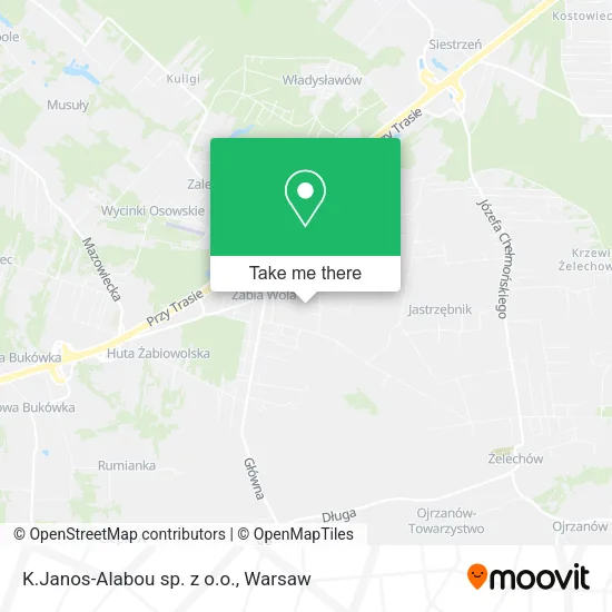 Карта K.Janos-Alabou sp. z o.o.