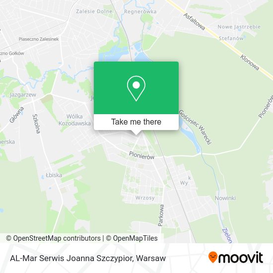 AL-Mar Serwis Joanna Szczypior map