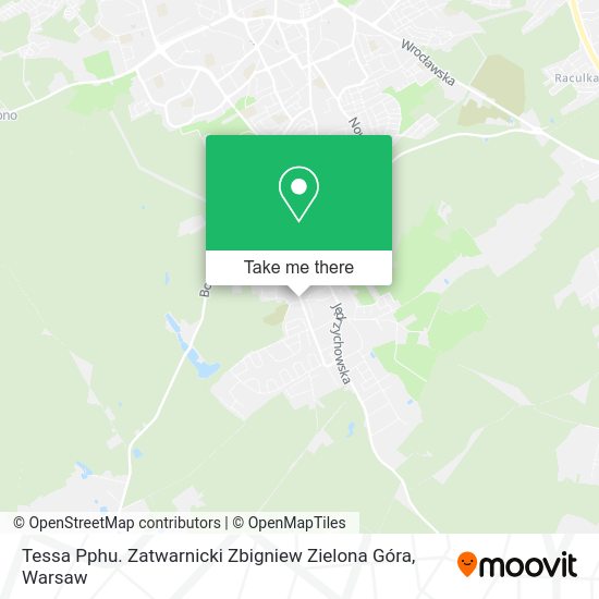 Tessa Pphu. Zatwarnicki Zbigniew Zielona Góra map