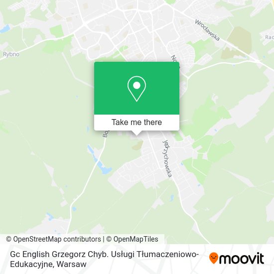 Gc English Grzegorz Chyb. Usługi Tłumaczeniowo-Edukacyjne map