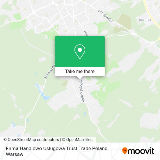 Карта Firma Handlowo Uslugowa Trust Trade Poland