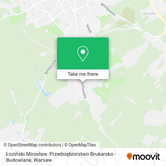 Łoziński Mirosław. Przedsiębiorstwo Brukarsko - Budowlane map