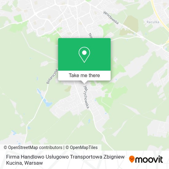 Firma Handlowo Usługowo Transportowa Zbigniew Kucina map