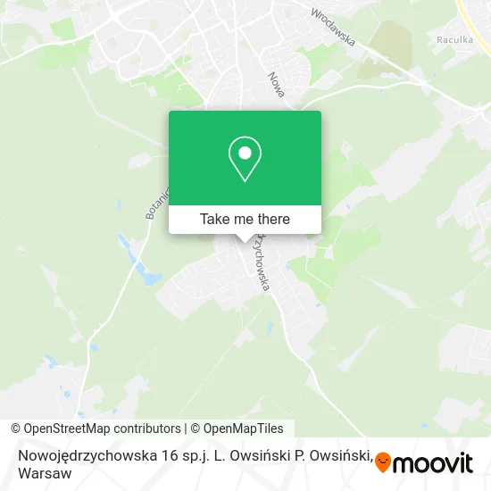 Nowojędrzychowska 16 sp.j. L. Owsiński P. Owsiński map