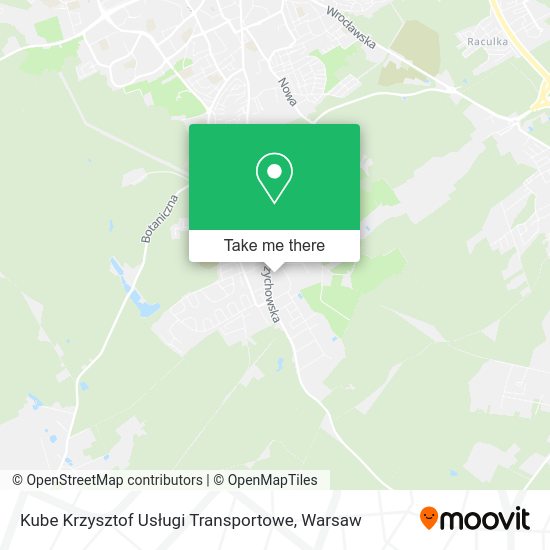 Kube Krzysztof Usługi Transportowe map