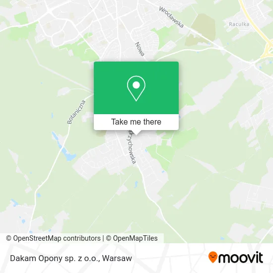 Карта Dakam Opony sp. z o.o.