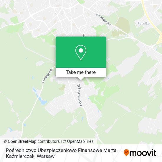 Pośrednictwo Ubezpieczeniowo Finansowe Marta Kaźmierczak map