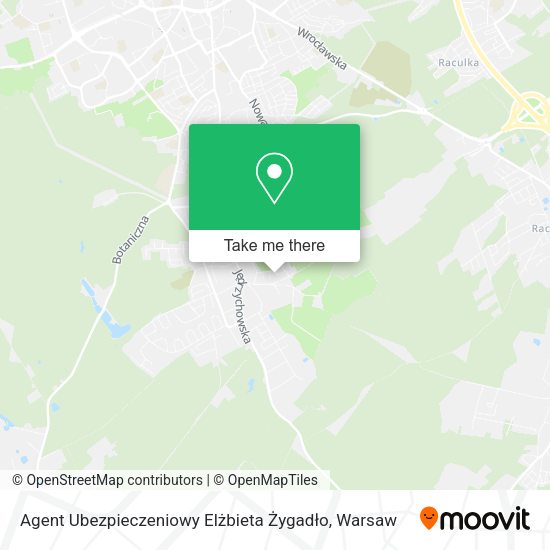 Agent Ubezpieczeniowy Elżbieta Żygadło map