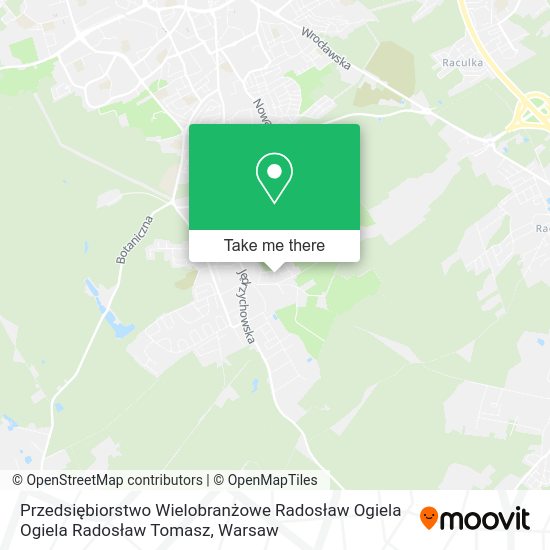 Przedsiębiorstwo Wielobranżowe Radosław Ogiela Ogiela Radosław Tomasz map