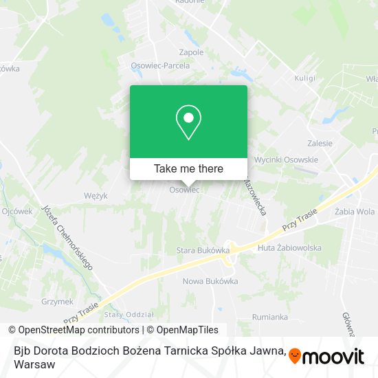 Bjb Dorota Bodzioch Bożena Tarnicka Spółka Jawna map