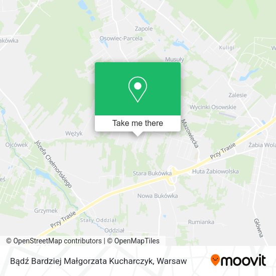 Bądź Bardziej Małgorzata Kucharczyk map