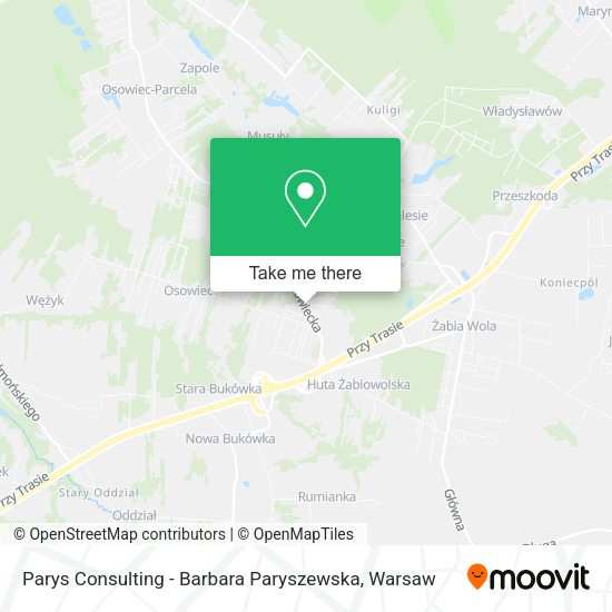 Parys Consulting - Barbara Paryszewska map