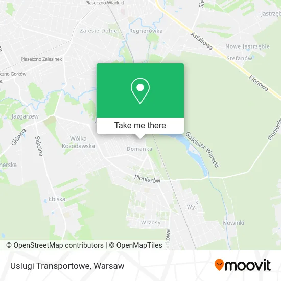 Uslugi Transportowe map