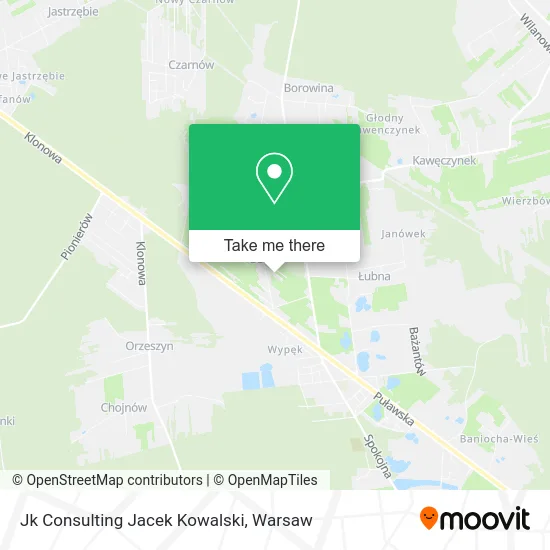 Jk Consulting Jacek Kowalski map