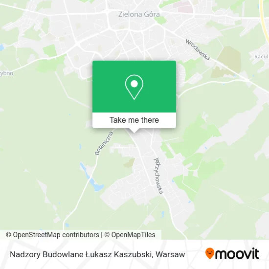 Карта Nadzory Budowlane Łukasz Kaszubski
