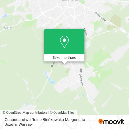 Gospodarstwo Rolne Bieńkowska Małgorzata Józefa map