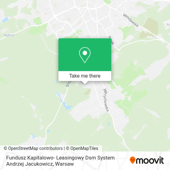 Карта Fundusz Kapitalowo- Leasingowy Dsm System Andrzej Jacukowicz