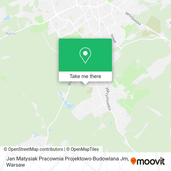 Jan Matysiak Pracownia Projektowo-Budowlana Jm map