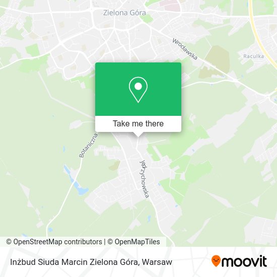 Inżbud Siuda Marcin Zielona Góra map