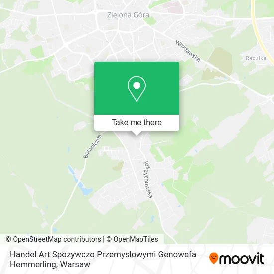 Карта Handel Art Spozywczo Przemyslowymi Genowefa Hemmerling