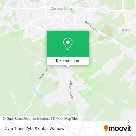 Zyta Trans Zyta Sztuba map