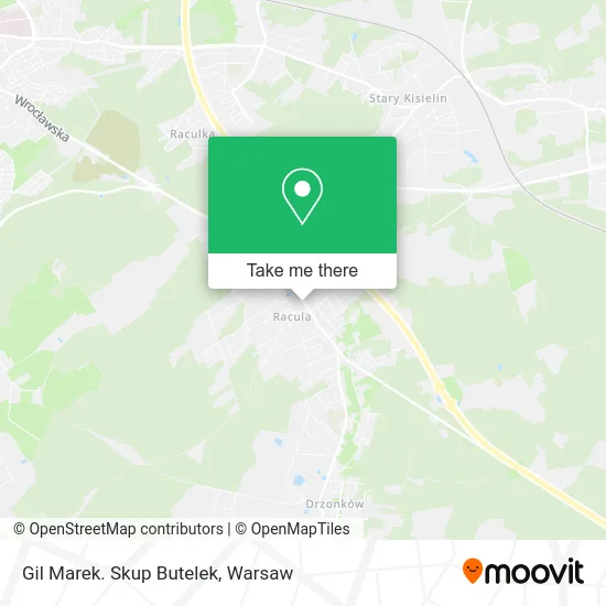 Карта Gil Marek. Skup Butelek