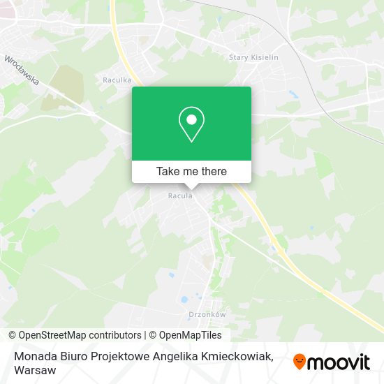 Monada Biuro Projektowe Angelika Kmieckowiak map