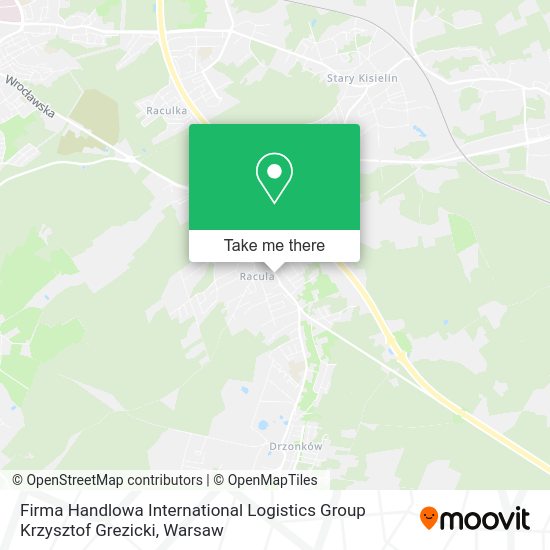 Firma Handlowa International Logistics Group Krzysztof Grezicki map