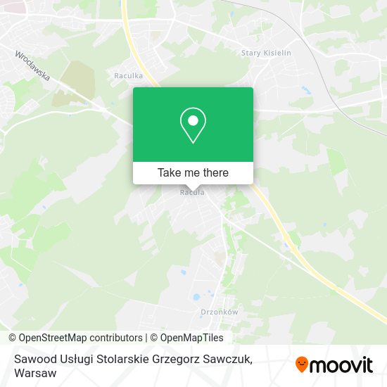 Sawood Usługi Stolarskie Grzegorz Sawczuk map