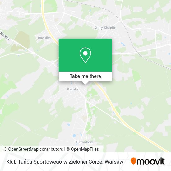 Klub Tańca Sportowego w Zielonej Górze map