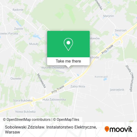 Sobolewski Zdzisław. Instalatorstwo Elektryczne map