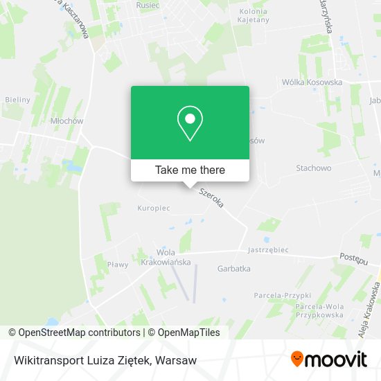 Wikitransport Luiza Ziętek map