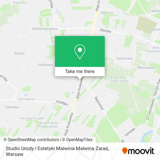 Studio Urody i Estetyki Malwina Malwina Zaraś map