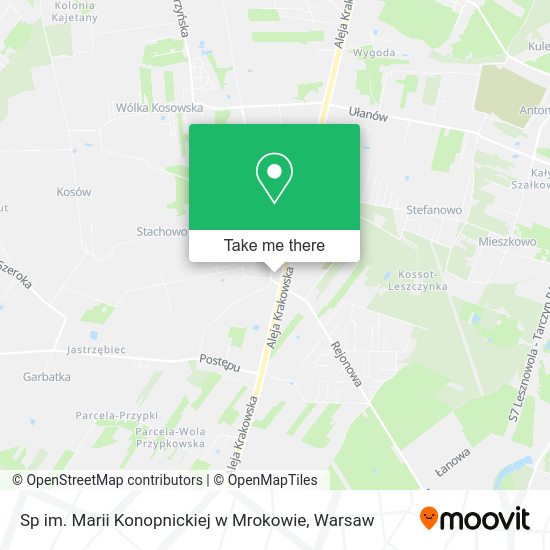 Sp im. Marii Konopnickiej w Mrokowie map