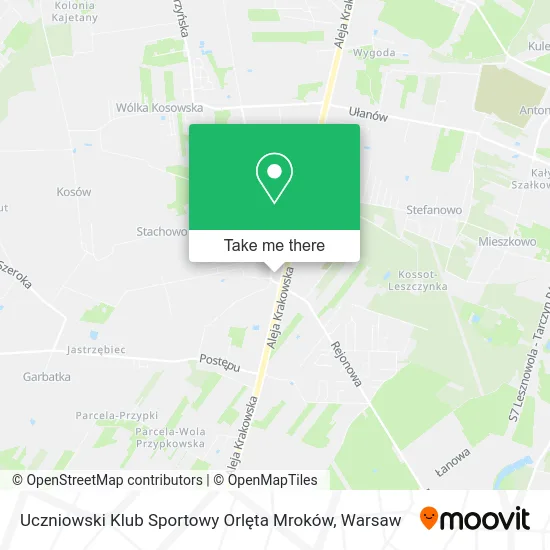Uczniowski Klub Sportowy Orlęta Mroków map