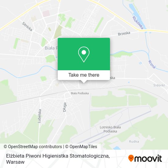 Elżbieta Piwoni Higienistka Stomatologiczna map