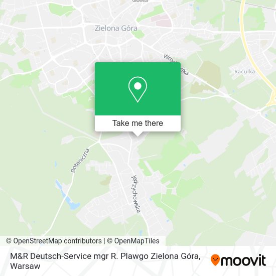 M&R Deutsch-Service mgr R. Plawgo Zielona Góra map