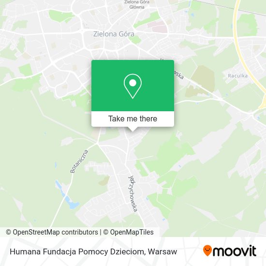 Humana Fundacja Pomocy Dzieciom map