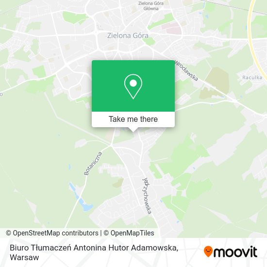 Biuro Tłumaczeń Antonina Hutor Adamowska map