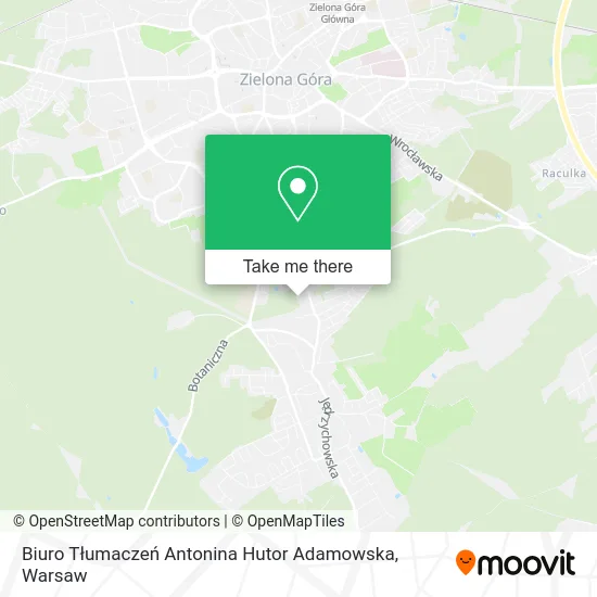Biuro Tłumaczeń Antonina Hutor Adamowska map