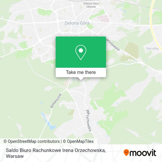 Saldo Biuro Rachunkowe Irena Orzechowska map