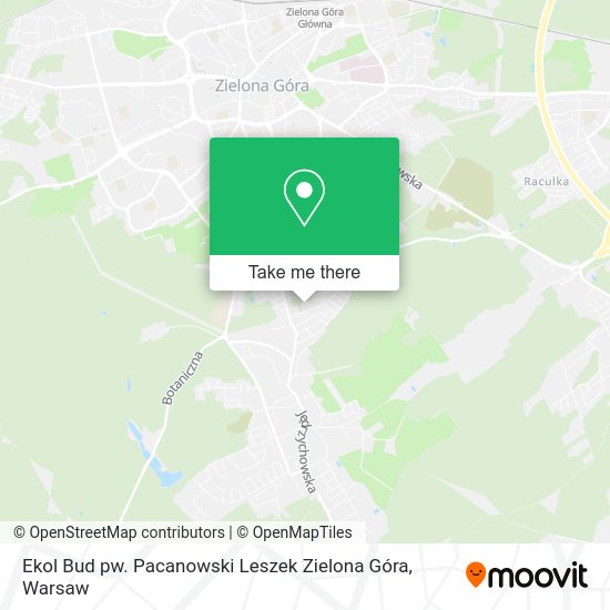 Ekol Bud pw. Pacanowski Leszek Zielona Góra map