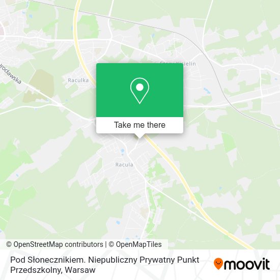 Pod Słonecznikiem. Niepubliczny Prywatny Punkt Przedszkolny map