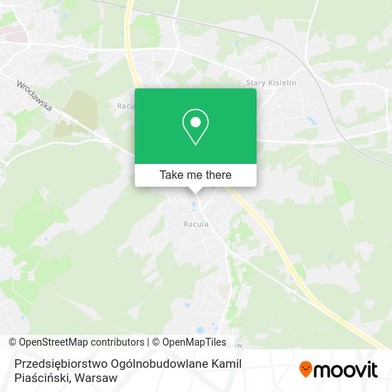 Przedsiębiorstwo Ogólnobudowlane Kamil Piaściński map